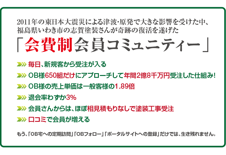 「会費制会員コミュニティー」